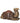 39" Scale 21" Camel with Blanket