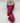 4" Fuchsia Satin with Orange Back Ribbon