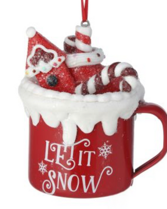 3.5" Claydough Candy Mug Ornament (Sold Separately)