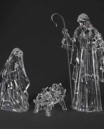 15.5" Acrylic Holy Family (Set of 3)