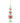 13" Holiday Splendor Finial with Reflectors