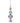13" Christmas Confetti Finial with Reflectors