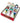 10.5" Christmas Confetti Finials (3 Count)