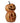 25" Orange Flicker Flame Pumpkin Stack