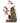 24.75" Peppermint Santa with Lighted Tree