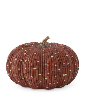 Dark Orange Resin Corn Pumpkin (Sold Separately)