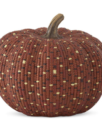 Dark Orange Resin Corn Pumpkin (Sold Separately)