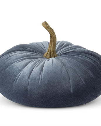 Blue Velvet Stuffed Pumpkin (Sold Separately)