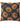 20" Black Beaded Pumpkin Pillow