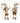 16" Posable Gingerbread Elf (Sold Separately)