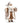 18" Gingham Gingerbread Santa
