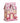 13" Lighted Pink Gingerbread House