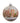 5" Gingerbread House Ball Ornament