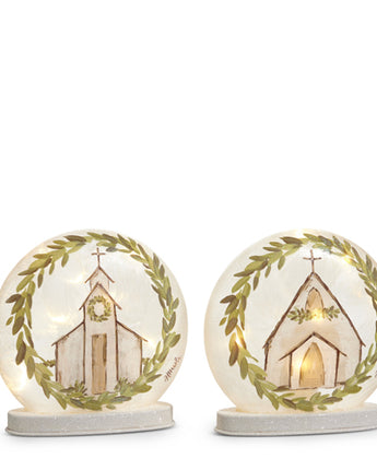 8" Lighted Church Disc (Sold Separately)