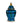 6" Blue Plaid Ginger Jar Ornament