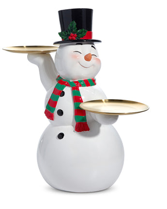 25" Retro Snowman Cake Plate