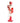 25" Lighted Peppermint Snowman Nutcracker