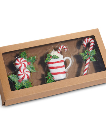 5" Box of Peppermint Lane Ornaments