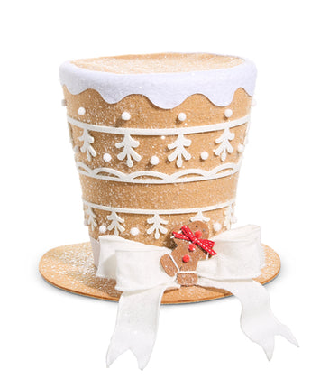 11" Gingerbread Top Hat