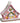 11.5" Pink Gingerbread House