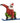 4.5" Snowboarding Santa Ornament