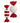 20" Red and White Candy Ornaments (Sold Separately)
