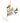5.25" Ski Girl in Cocktail Ornament