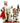 25" Gingerbread Baker Santa