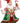 26" Candy Cane & Cookie Santa