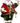 25" Cookies & Milk Santa