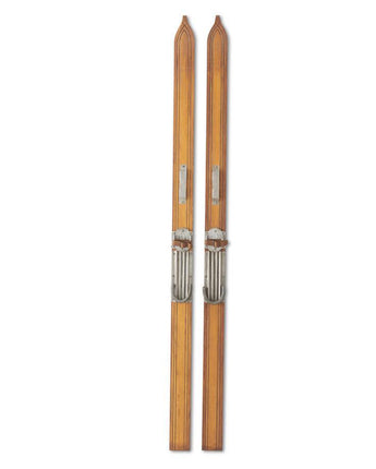 67" Decorative Wooden Skis (Set of 2)