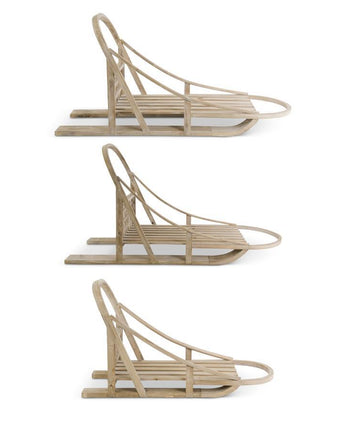 Natural Wood Sleds (Sold Separately)