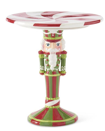 12.75" Dolomite Nutcracker Cake Stand