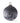 5" Speckled Glass Ornament