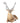 36.25" Glittered Snowy Laying Reindeer