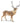61" Glittered Snowy Standing Reindeer