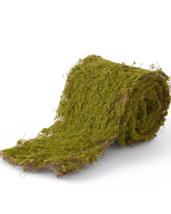 6" Glittered Moss Ribbon