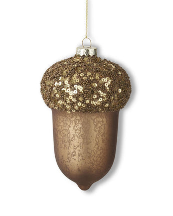 6.5" Mercury Glass Acorn