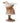 23.5" Resin Gingerbread Santa with Tray