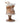 23.5" Resin Gingerbread Santa with Tray