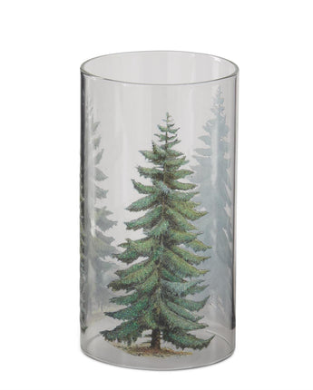 7.75" Christmas Tree Candle Slip Cover
