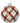 4.5" Glass Plaid Ornament (Sold Separately)