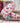 4" Dupioni Watercolor Key to My Heart Ribbon