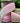 2.5" Pink Crown Velvet Ribbon