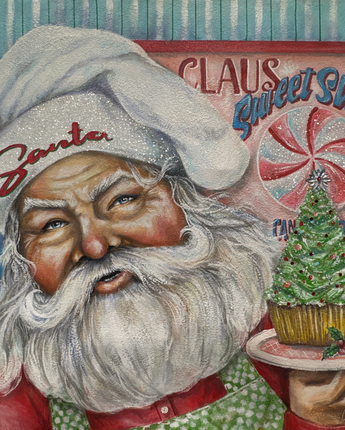 Candy Shop Santa by Cathy McCroan