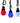 20pc Patriotic Faceted Lights