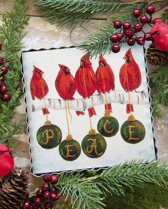 7" Peace Cardinals Mini Gallery