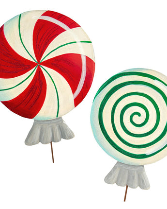 Large Holiday Candy Lollipops (Sold Separately)