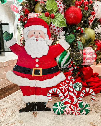 30" Joyful Santa