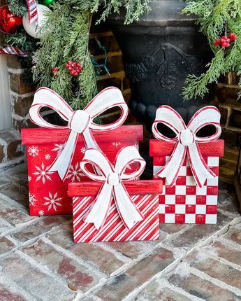 Classic Red & White Gifts (Sold Separately)